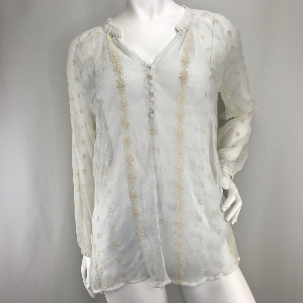 Mystree Sharla Sheer Boho Embroidered Stitch Fix